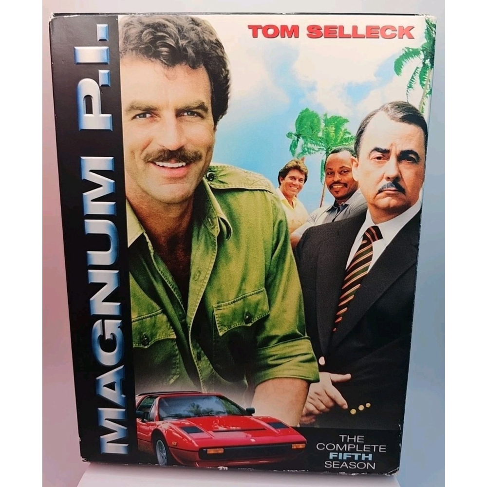 Magnum PI The Complete Fifth Season 5 (DVD, 5-Disc Set, Region 1) With Slipcover